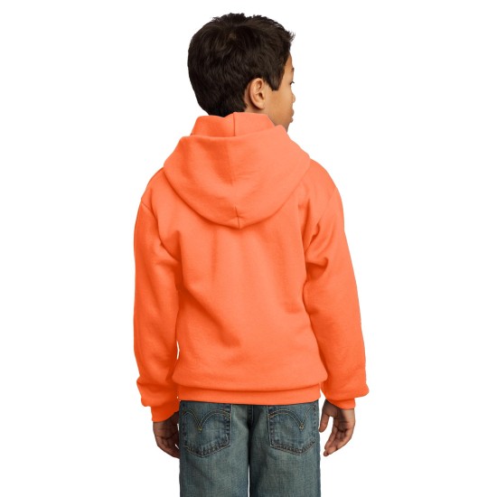 Port & Company® - Youth Core Fleece Pullover Hooded Sweatshirt.  PC90YH