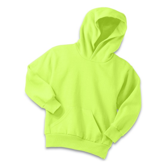 Port & Company® - Youth Core Fleece Pullover Hooded Sweatshirt.  PC90YH