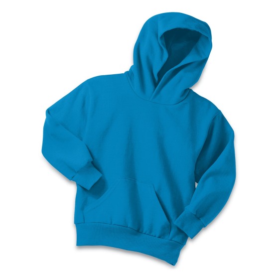 Port & Company® - Youth Core Fleece Pullover Hooded Sweatshirt.  PC90YH