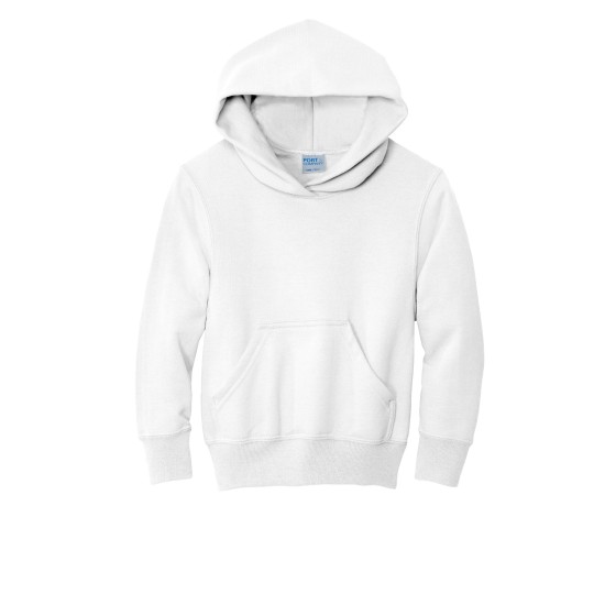 Port & Company® - Youth Core Fleece Pullover Hooded Sweatshirt.  PC90YH