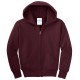 Port & Company® - Youth Core Fleece Full-Zip Hooded Sweatshirt.  PC90YZH