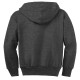 Port & Company® - Youth Core Fleece Full-Zip Hooded Sweatshirt.  PC90YZH