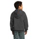 Port & Company® - Youth Core Fleece Full-Zip Hooded Sweatshirt.  PC90YZH