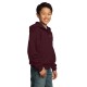 Port & Company® - Youth Core Fleece Full-Zip Hooded Sweatshirt.  PC90YZH