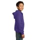 Port & Company® - Youth Core Fleece Full-Zip Hooded Sweatshirt.  PC90YZH