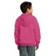 Port & Company® - Youth Core Fleece Full-Zip Hooded Sweatshirt.  PC90YZH