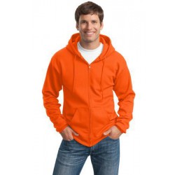 Port & Company® Tall Essential Fleece Full-Zip Hooded Sweatshirt. PC90ZHT