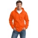 Port & Company® Tall Essential Fleece Full-Zip Hooded Sweatshirt. PC90ZHT