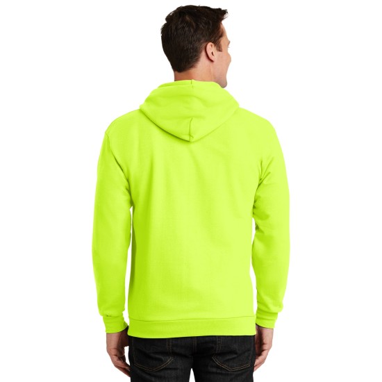 Port & Company® Tall Essential Fleece Full-Zip Hooded Sweatshirt. PC90ZHT