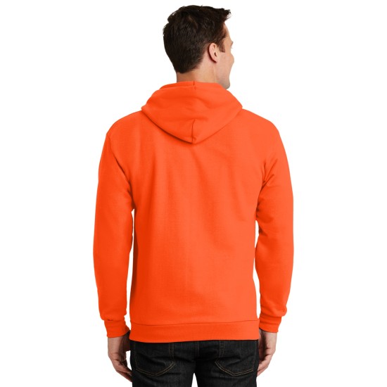 Port & Company® Tall Essential Fleece Full-Zip Hooded Sweatshirt. PC90ZHT