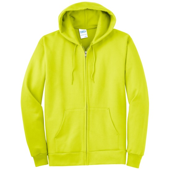 Port & Company® Tall Essential Fleece Full-Zip Hooded Sweatshirt. PC90ZHT