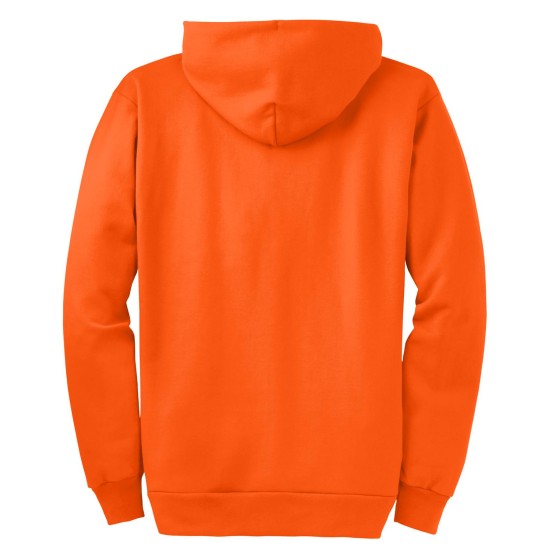 Port & Company® Tall Essential Fleece Full-Zip Hooded Sweatshirt. PC90ZHT