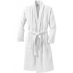 Port Authority® Checkered Terry Shawl Collar Robe. R103