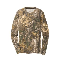 Russell Outdoors Realtree Long Sleeve Explorer 100% Cotton T-Shirt with Pocket. S020R