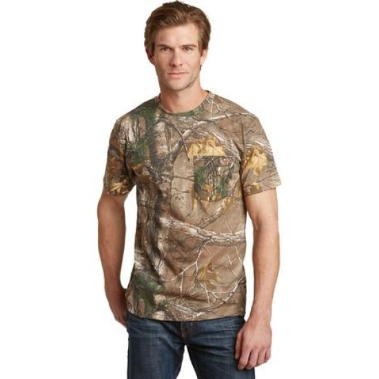Russell Outdoors - Realtree Explorer 100% Cotton T-Shirt with Pocket. S021R