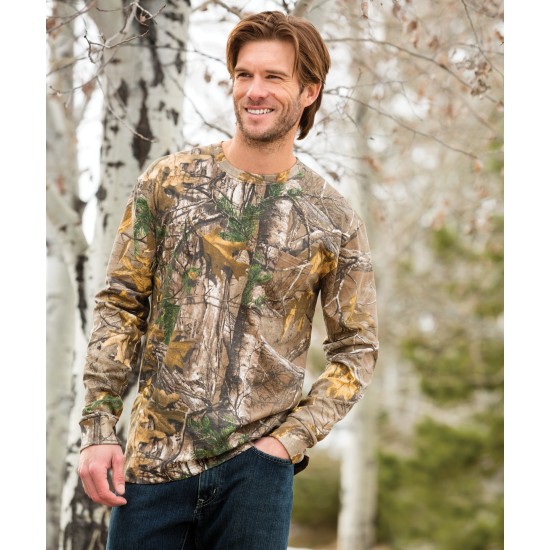 Russell Outdoors - Realtree Explorer 100% Cotton T-Shirt with Pocket. S021R