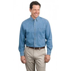 Port Authority® Long Sleeve Denim Shirt. S600