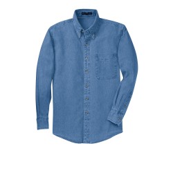 Port Authority® Long Sleeve Denim Shirt. S600