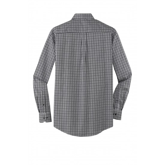 Port Authority® Long Sleeve Gingham Easy Care Shirt. S654