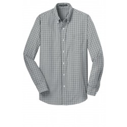 Port Authority® Long Sleeve Gingham Easy Care Shirt. S654