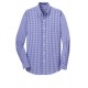 Port Authority® Long Sleeve Gingham Easy Care Shirt. S654