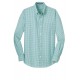 Port Authority® Long Sleeve Gingham Easy Care Shirt. S654