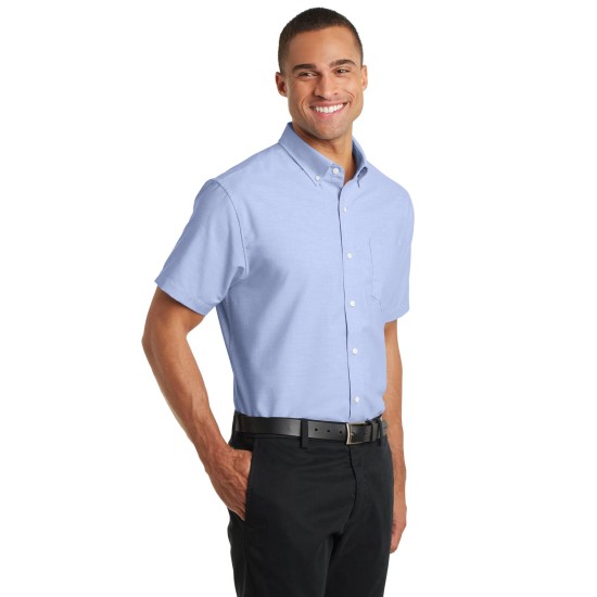 Port Authority® Short Sleeve SuperPro™ Oxford Shirt. S659