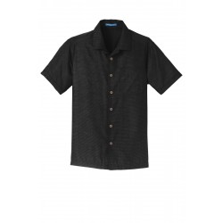 Port Authority® Textured Camp Shirt. S662