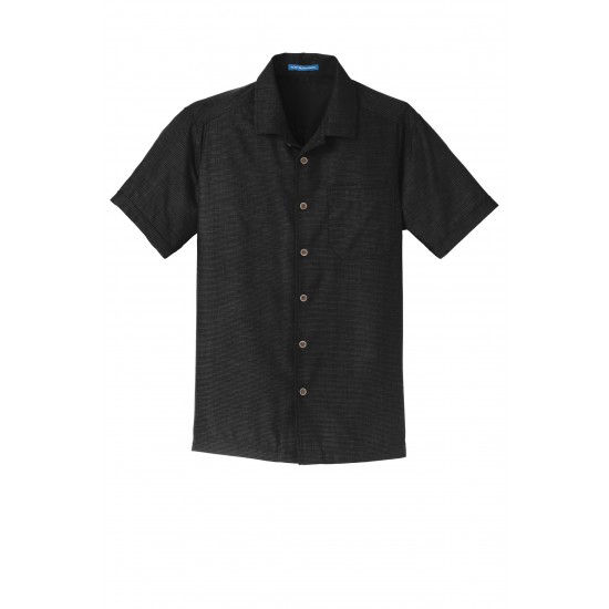 Port Authority® Textured Camp Shirt. S662