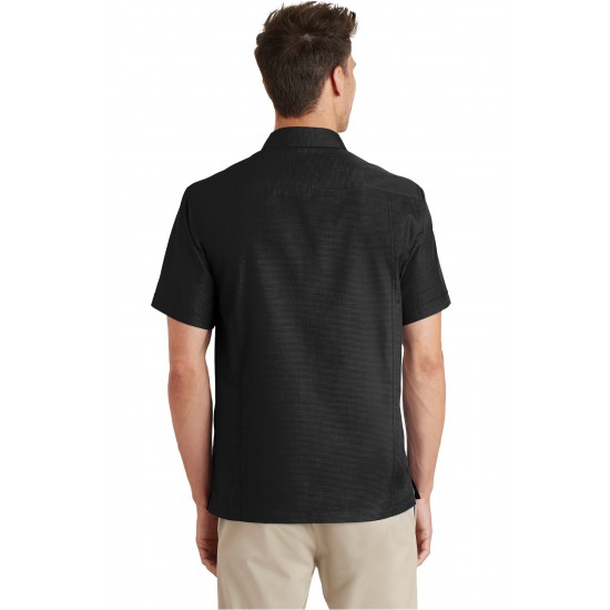 Port Authority® Textured Camp Shirt. S662