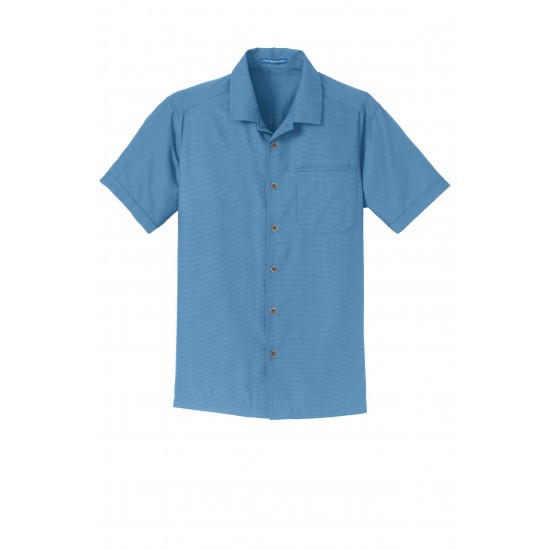 Port Authority® Textured Camp Shirt. S662