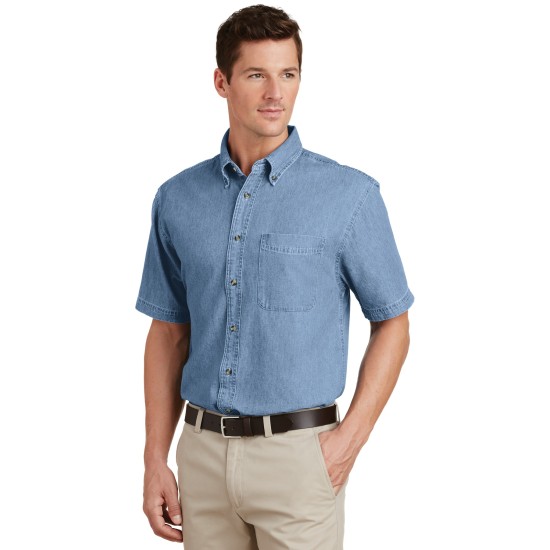 Port & Company® - Short Sleeve Value Denim Shirt. SP11