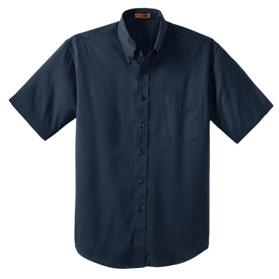 CornerStone - Short Sleeve SuperPro Twill Shirt. SP18