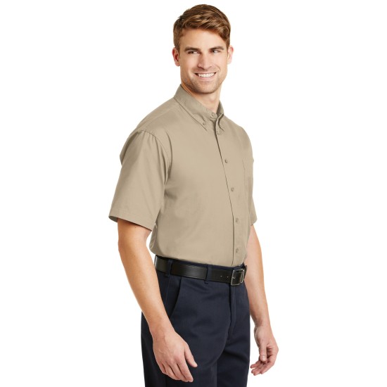 CornerStone - Short Sleeve SuperPro Twill Shirt. SP18