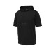 Sport-Tek Sport-Wick Fleece Short Sleeve Hooded Pullover. ST251