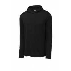 Sport-Tek PosiCharge Tri-Blend Wicking Long Sleeve Hoodie ST406