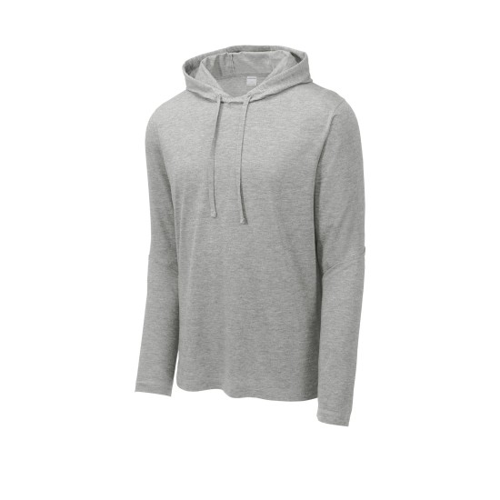 Sport-Tek PosiCharge Tri-Blend Wicking Long Sleeve Hoodie ST406