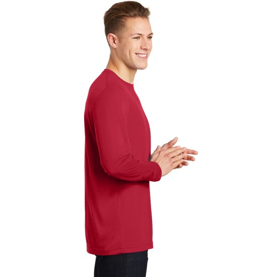 Sport-Tek Long Sleeve PosiCharge Competitor Cotton Touch Tee. ST450LS