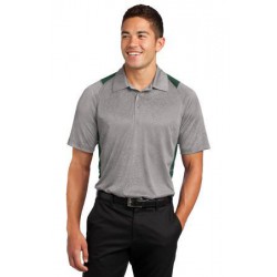 Sport-Tek Heather Colorblock Contender Polo. ST665