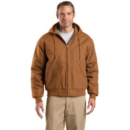 CornerStone Tall Duck Cloth Hooded Work Jacket. TLJ763H