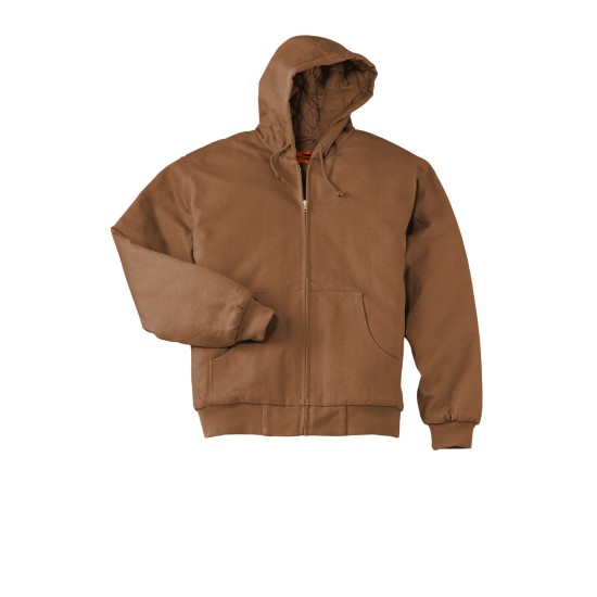 CornerStone Tall Duck Cloth Hooded Work Jacket. TLJ763H