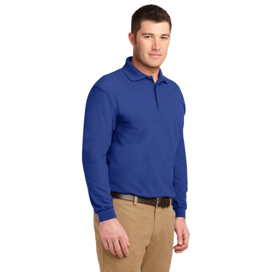 Port Authority® Tall Silk Touch™ Long Sleeve Polo. TLK500LS