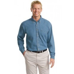 Port Authority® Tall Long Sleeve Denim Shirt. TLS600