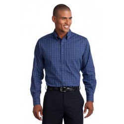 Port Authority® Tall Tattersall Easy Care Shirt. TLS642