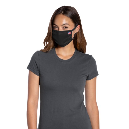 Port Authority All-American Cotton Knit Face Mask 5 pack (100 packs = 1 Case). USPAMASK