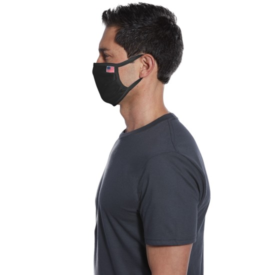 Port Authority All-American Cotton Knit Face Mask 5 pack (100 packs = 1 Case). USPAMASK