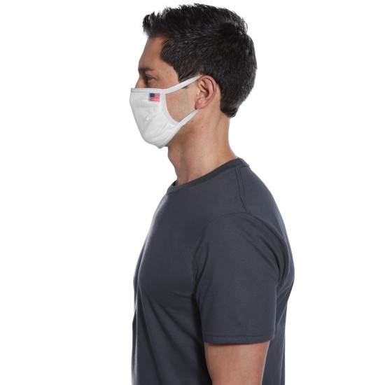 Port Authority All-American Cotton Knit Face Mask 5 pack (100 packs = 1 Case). USPAMASK