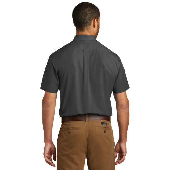 Port Authority® Short Sleeve Carefree Poplin Shirt. W101