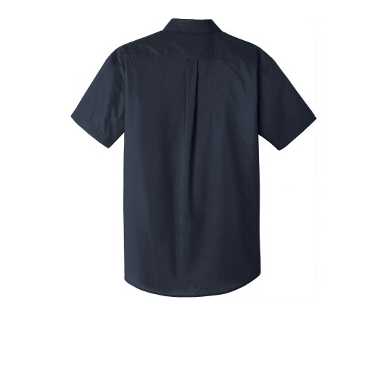 Port Authority® Short Sleeve Carefree Poplin Shirt. W101