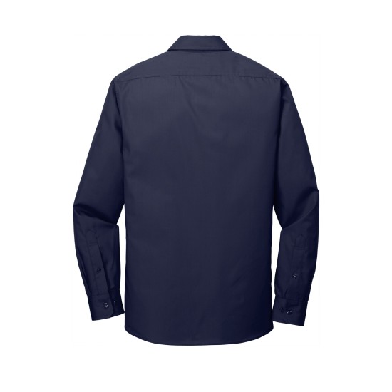 Port Authority ® Slim Fit Carefree Poplin Shirt. W103